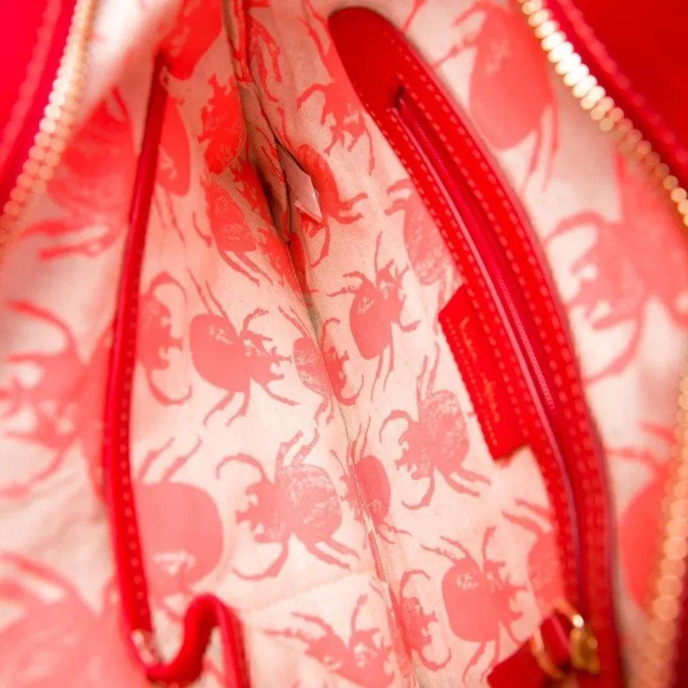 India Hicks Carmen Clutch - Red - NEW